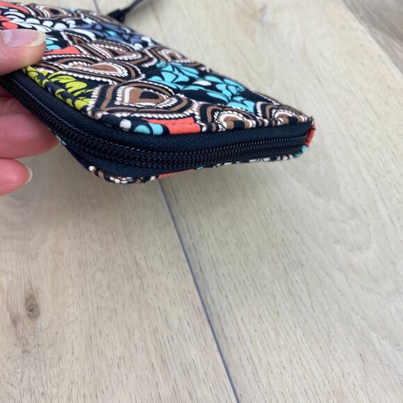 Vera Bradley Retired Sierra Pattern Zip Around Wallet - Picture 5 of 9